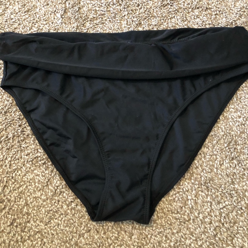 Black bathing suit bottom